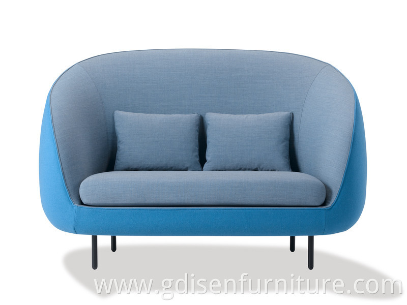 Modern Design Wood Frame and Powder Coated Leg Haiku 2-Seater Sofa living room sofas for Living Room Furniture